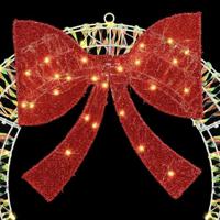 Krans met 60 LED Warmwit 75 cm PET - thumbnail