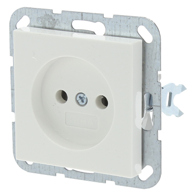 Gira System 55 Contactdoos | Inbouw | 1-voudig | Polarwit - 66.051.40