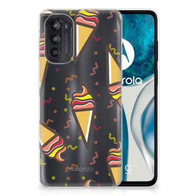Motorola Moto G52/G82 | Siliconen Case | Icecream Motorola Moto G52/G82 | Siliconen Case | Icecream
