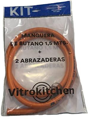 Butaangaspijp Vitrokitchen KIT200 1,5 m Gas Butaangaspijp Vitrokitchen KIT200 1,5 m Gas