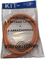Butaangaspijp Vitrokitchen KIT200 1,5 m Gas - thumbnail