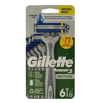 Gillette Sensor3 wegwerpmesjes 6 Stuks