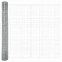 VidaXL Gelaste draadhek zilver 1.2 x 10 m - thumbnail