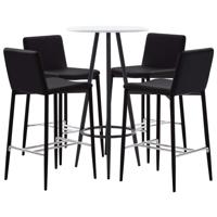 vidaXL 5-delige Barset kunstleer bruin - thumbnail