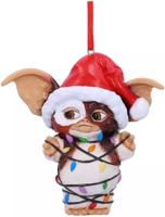 Gremlins - Santa Gizmo in Fairy Lights Hanging Ornament - thumbnail