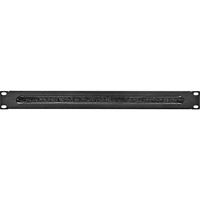 Renkforce RF-3429146 19 inch Afdekking met borstels voor patchkast 1 HE Zwart - thumbnail