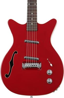 Danelectro DC59R Fifty Niner Red Top semi-akoestische gitaar Danelectro DC59R Fifty Niner Red Top semi-akoestische gitaar
