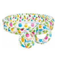 Intex 59469NP Ananas Opblaasbaar Zwembad Set - thumbnail