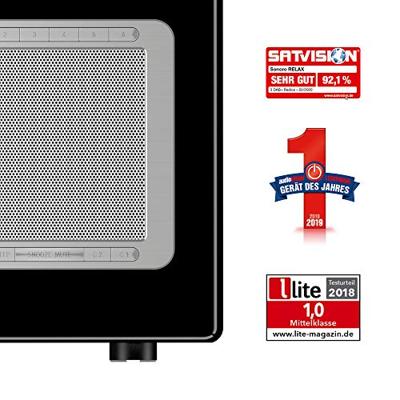 Sonoro Relax X internet radio met Wi-Fi, Spotify Connect, FM/DAB+ radio en Bluetooth - Zwart - thumbnail