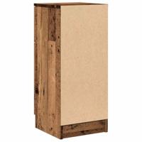 Dressoirs 2 st 30x30x70 cm bewerkt hout oud houtkleurig - thumbnail