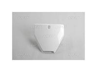 UFO PLAST startnummerbord start number plate ufo husqvarna white - thumbnail