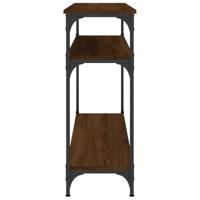 Wandtafel 100x29x75 cm bewerkt hout bruin eikenkleur - thumbnail