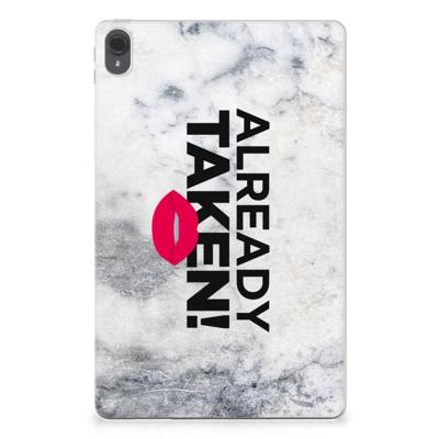 Lenovo Tab P11 | P11 Plus Back cover met naam Already Taken White Lenovo Tab P11 | P11 Plus Back cover met naam Already Taken White