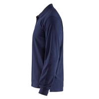Blåkläder Poloshirt lange mouw 33881050 | Marineblauw | Maat 4XL - 7330509482049 - thumbnail
