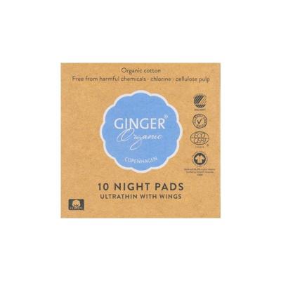 Ginger Organic Maandverband Ultradun Night Ginger Organic Maandverband Ultradun Night