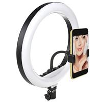 Ring Light 10" LED 12W met statief 1,1m Maclean Energy MCE610, bluetooth zelfontspanner, mogelijkheid om de kleur te veranderen 3200K-5600K en helderheid 10-100% - thumbnail