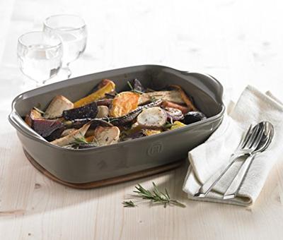 Emile Henry Ovenschaal - Argile - 29 x 19 cm / 1.6 liter Emile Henry Ovenschaal - Argile - 29 x 19 cm / 1.6 liter