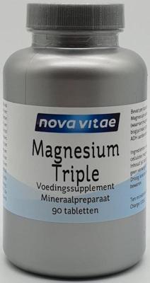 Nova Vitae Magnesium triple citraat bisglycinaat malaat 90 Tabletten