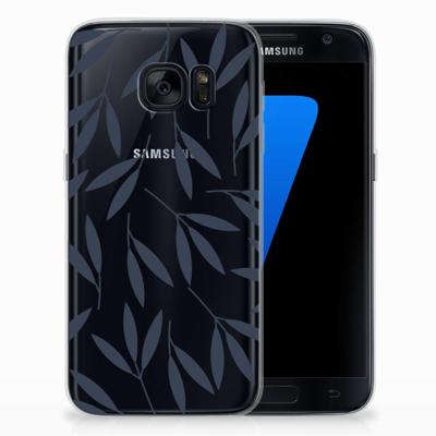 Samsung Galaxy S7 | TPU Case | Leaves Blue