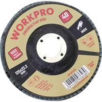 WorkPro WP407555 Lamellenschuurschijf Diameter 125 mm Boordiameter 22.2 mm 10 stuk(s) - thumbnail