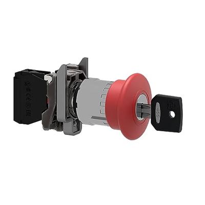 Schneider Electric XB4BS9442 Noodstopknop Vergrendelbaar 600 V 3 A 1x NC IP66, IP67, IP69, IP69K 1 stuk(s)