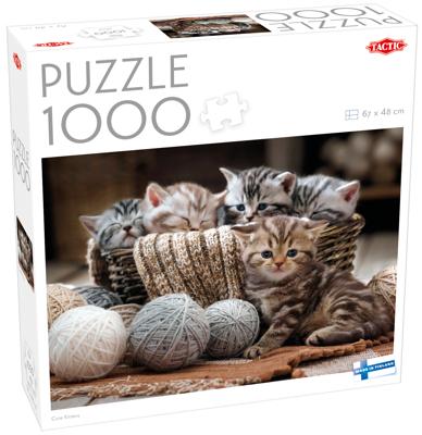 Tactic Puzzel Animals: Kittens puzzel 1000 stukjes Tactic Puzzel Animals: Kittens puzzel 1000 stukjes