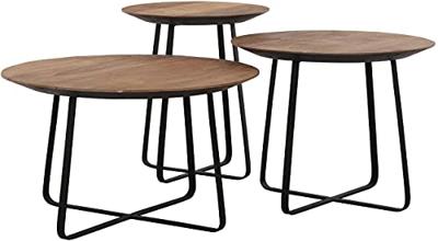 DTP Home Bijzettafel 'Neptunes' Teakhout, 40cm, kleur Naturel DTP Home Bijzettafel 'Neptunes' Teakhout, 40cm, kleur Naturel