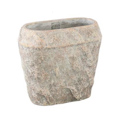 PTMD bloempot lourdes crème 30 cm | 2 stuks