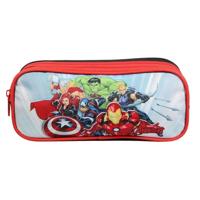 Jim Jam Etui avengers pennenetui 2 vakken met 2 ritsen - thumbnail