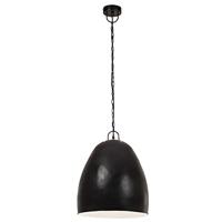 VidaXL Hanglamp industrieel rond 25 w e27 42 cm zwart - thumbnail