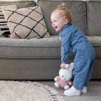 Nijntje Fluffy Knuffel 25 cm Roze - thumbnail