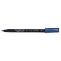 Viltstift staedtler ohp lumo sf 313 perm blauw - thumbnail