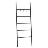 Ylumen Decoratieve ladder Tess H 177 cm zwart - thumbnail