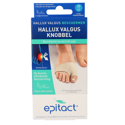 Hallux valgus knobbel beschermer maat 39/41 1 Stuks