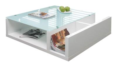 Artistiq Salontafel 'Keyetta' 100 x 100cm, kleur Wit