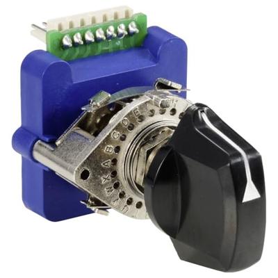 TRU COMPONENTS TC-12830248 Draaischakelaar 5 V/DC, 25 V/AC, 50 V/AC 0.5 A 1 x 30 ° 1 stuk(s)