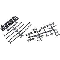 Universal Mount 5 Bucket Light Bar (Black) (AX80085) - thumbnail