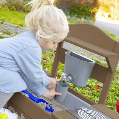 roba Houten speelgoed keuken om op te hangen (65x36x65, Teak) roba Houten speelgoed keuken om op te hangen (65x36x65, Teak)