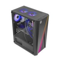 ATX Semi-toren doos Nox-Xtreme NXHUMMERFROST Zwart ATX - thumbnail