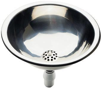 Plieger Inbouwwastafel Gepolijst Rimini Met Afvoerplug RVS