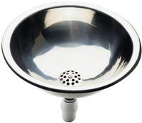 Plieger Inbouwwastafel Gepolijst Rimini Met Afvoerplug RVS - thumbnail