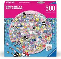 Hello Kitty and Friends Round Jigsaw Puzzle (500 pieces) - thumbnail
