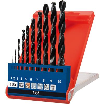 HSS spiraalborenset DIN 338, 1.0-10.0 mm, 10 delig KWB - Kwb HSS spiraalborenset DIN 338, 1.0-10.0 mm, 10 delig KWB - Kwb
