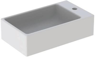 Geberit Diedro fontein bak links, kraangat rechts 40x23cm wit s8448000000