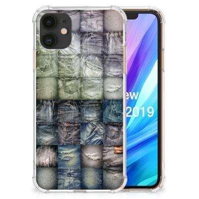 Anti Shock Bumper Case Apple iPhone 11 Spijkerbroeken Anti Shock Bumper Case Apple iPhone 11 Spijkerbroeken