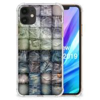 Anti Shock Bumper Case Apple iPhone 11 Spijkerbroeken - thumbnail