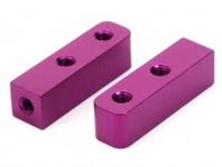 Aluminium servo mount/purple - thumbnail