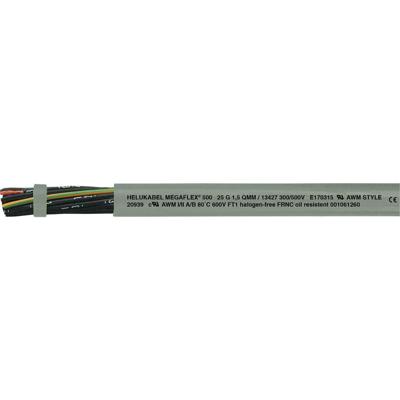 HELU MEGAFLEX® 500 Stuurstroomkabel 5 G 4 mm² Grijs 13449-1000 1000 m