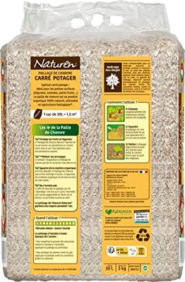 Mulch Moestuin vierkant NATCHA3 UAB 30 L - Formaat geschikt voor moestuin - Voorkomt onkruidgroei - 30 L = 1,5m² - Mulch Moestuin vierkant NATCHA3 UAB 30 L - Formaat geschikt voor moestuin - Voorkomt onkruidgroei - 30 L = 1,5m² -