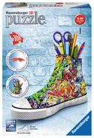 3d puzzel ravensburger sneaker graffiti style 54st - thumbnail